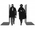 Large bookends secret agents characters, idea to decorate shelves