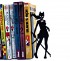Presse-livres noir décoration manga kitsune