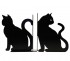Paire serre-livres Chats romans