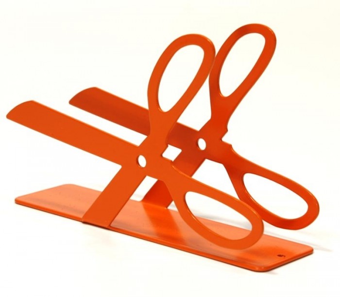 Porte-courrier design "Ciso" orange