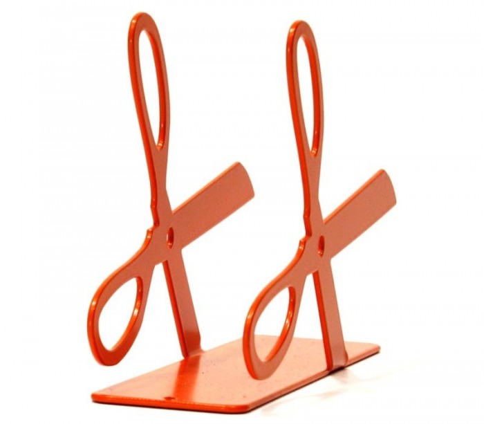 Porte-courrier déco design "Ciso" orange